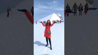 Heaven on Earth  #trending #travel #swiss #titlis #snow #snowfall #shorts #youtubeshorts