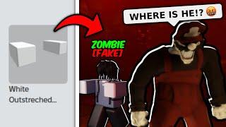 Pretending to be a ZOMBIE to win in PIllar Chase 2... (Part 3)