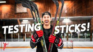 Testing The Most Expensive Hockey Sticks 