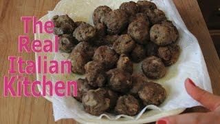 Meatball Recipe - SUPER TENDER - Real Italian Kitchen