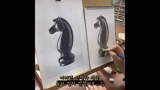 #제이뮤 #그림그리기 #그림 #그림화원사당점 #art #drawing #dessin #드로잉 #jaymu #연필소묘 #체스말그리기#연필그림 #완성