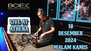 DJ FREDY LIVE AT ATHENA 18 DESEMBER 2024 MALAM KAMIS