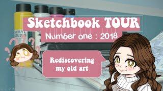 Sketchbook Tour 1 (my art from 2018)