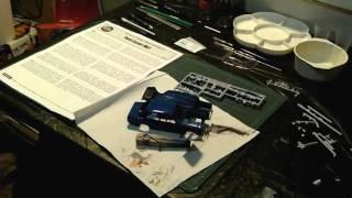 Airfix Ford Escort MK1 1:32 scale model, build pt 2