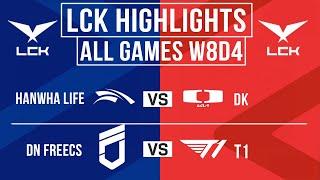 LCK Highlights ALL GAMES Week 8 Day 4 | LCK 2025