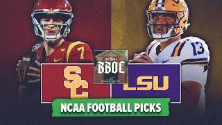 USC vs LSU BEST BETS! College Football Week 1 Picks & Predictions | BBOC