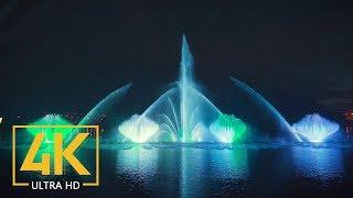 Fountain Light Show in Vinnytsia, Ukraine - 4K Relax Video with Music