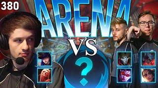 NEMESIS VS BAUS AATROX & REKKLES VAYNE!  LOS RATONES BATTLE IN NEW ARENA MODE! 