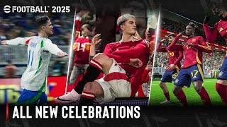 eFootball 2025 | All New Celebrations