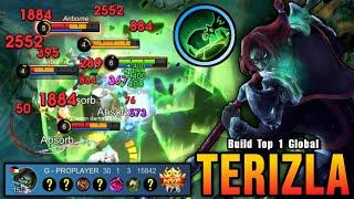 30 Kills!! Terizla Best One Shot LifeSteal Build!! - Build Top 1 Global Terizla ~ MLBB