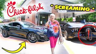 Taking my 1,500hp Drag Car to Chick-Fil-A!!