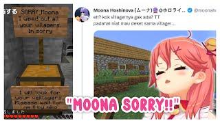 Kronologi Hilangnya Villager MOONA Karena Kecerobohan MIKO | (Hololive Clips)