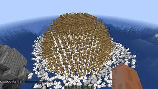 how to make a perfect sphere in minecraft