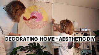 Home Vlog: Decorating My Home with Aesthetic DIYs *more painting* | Q2HAN