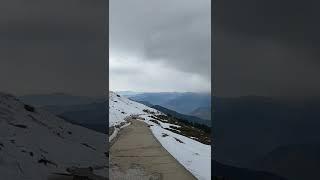 tungnath chandrashila trekking chopta uttarakhand #shorts #snow #tungnath #trekking