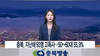 CCS충북방송_12월 16일_충북, 지난해 93명 고독사…50~60대 55.9%