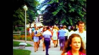 Campus scenes, Southwest Missouri State College, c. 1970; 1 (Color-Corrected and Sharpened)