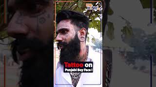 Tattoo on Punjabi Boy Face ! My Punjabi TV |@Shorts