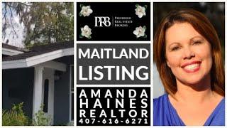 Follow Friday|New Listing Maitland, FL|Orlando Realtor|Amanda Haines Realtor