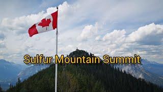 Canada  Sulphur Mountain Summit Virtual Walk in 4K