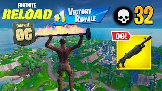 Fortnite Reload | High Kill Solo vs Squads Ranked Gameplay (Keyboard & Mouse)