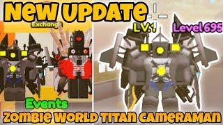 How to get Zombie World Titan CameraMan & New Update in Bathroom Attack | Roblox #roblox #game