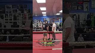 David vs Aleksandros  - Ref Instructions - December 2024 - Steve_SKBoxing Sparring Exhibition