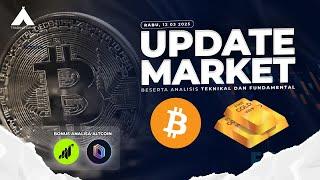 UPDATE MARKET BTC XAU | RABU, 12 MARET 2025 - TRADING CAMP