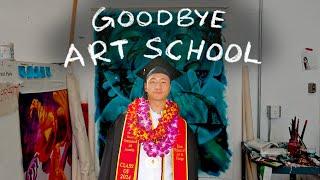 Graduating Art School, Painting Finals, and Goodbyes // the ULTIMATE studio vlog