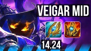 VEIGAR vs AKALI (MID) | NA Master | 14.24