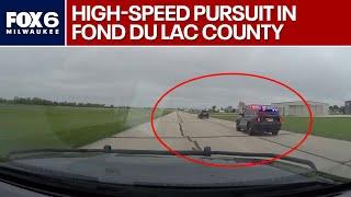Fond du Lac Sheriff's Office chase; dashcam video of miles-long pursuit | FOX6 News Milwaukee