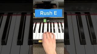 RUSH E, how to play on piano PART 1