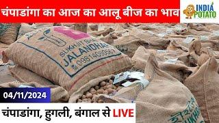 04/11/2024 : बंगाल की चंपाडांगा का आज का आलू बीज का भाव | Potato Seeds Price at Champadanga, Bengal