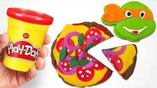 How To Make Pizza From Colorful Clay || BEST Kids Learning Video