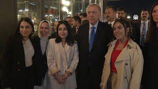 President Erdogan meets with youth in Ankara