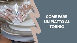 Come fare un piatto al tornio