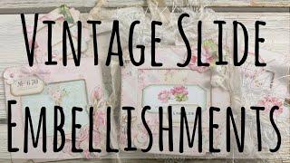 Vintage Slide Embellishments | OohLaLa Vintage Treasures