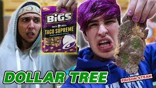 TRYING DOLLAR STORE FOOD with Corey