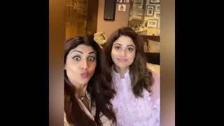 Shilpa Shetty And Shamita Shetty Beautiful Video