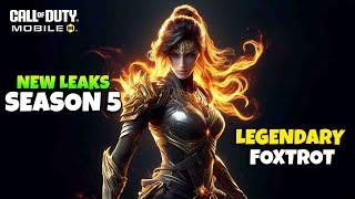  Season 5 New Leaks - Legendary Foxtrot Character - Lucky Draws COD Mobile