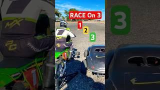 Dirtbike Vs Electric Start Nitro Drag Race Losi & Traxas Jato Launch