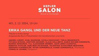 Kepler Salon Extern: ERIKA GANGL UND DER NEUE TANZ