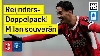 Reijnders-Doppelpack! Milan überzeugt gegen schwaches Empoli: AC Milan - Empoli | Serie A | DAZN