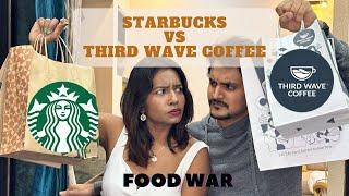 Starbucks VS Third Wave Coffee | FOOD WAR | #goodgenereviews #goodgenechallenges