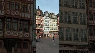 Frankfurt Römerberg - a major tourist spot with 2000 years history.