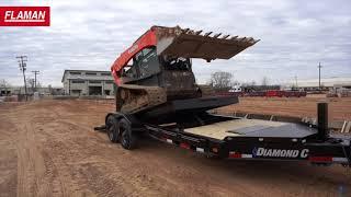 Diamond C HDT Low Profile Hydraulically Dampened Tilt Trailer | Product Demo | Flaman Trailers