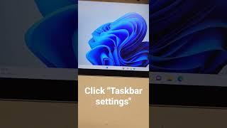 How to right align Window 11 Taskbar