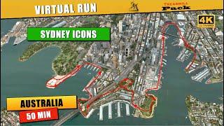 Virtual Run Sydney Icons Australia 4K Virtual Treadmill Run @TreadmillPack