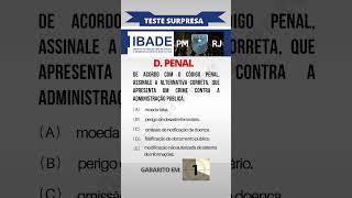 ‍CONCURSO PMRJ ‍           #policiamilitar #concursosabertos #ibade