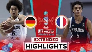 Germany  vs France  | Highlights | FIBA U17 Basketball World Cup 2024